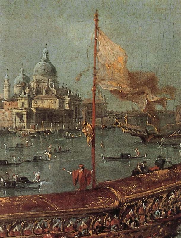 Francesco Guardi Details of The Departure of the Doge on Ascension Day oil painting picture